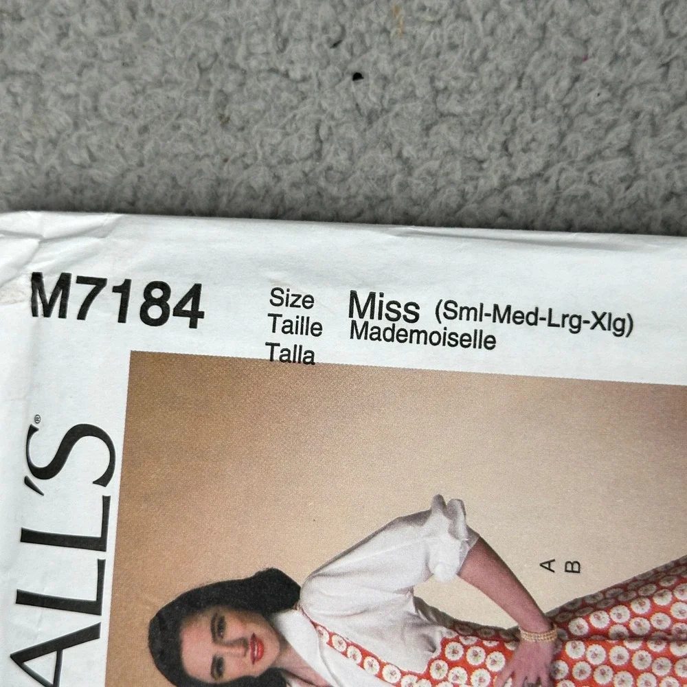 McCalls M7184 Sewing Pattern Misses Girls Jumper Dress 1958 Archive S-XL‎ Uncut
